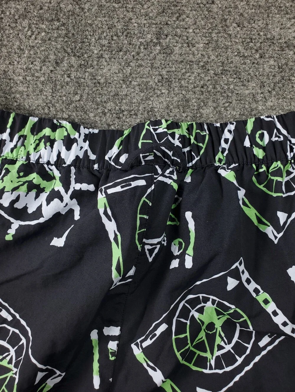 Adidas Originals Adventure All Over Print Cargo Pants XL Black Green Compass